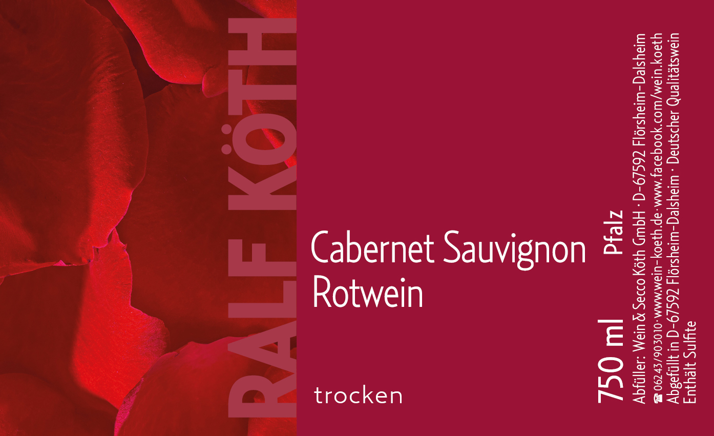 Cabernet Sauvignon Rotwein Cabernet Sauvignon Rotwein