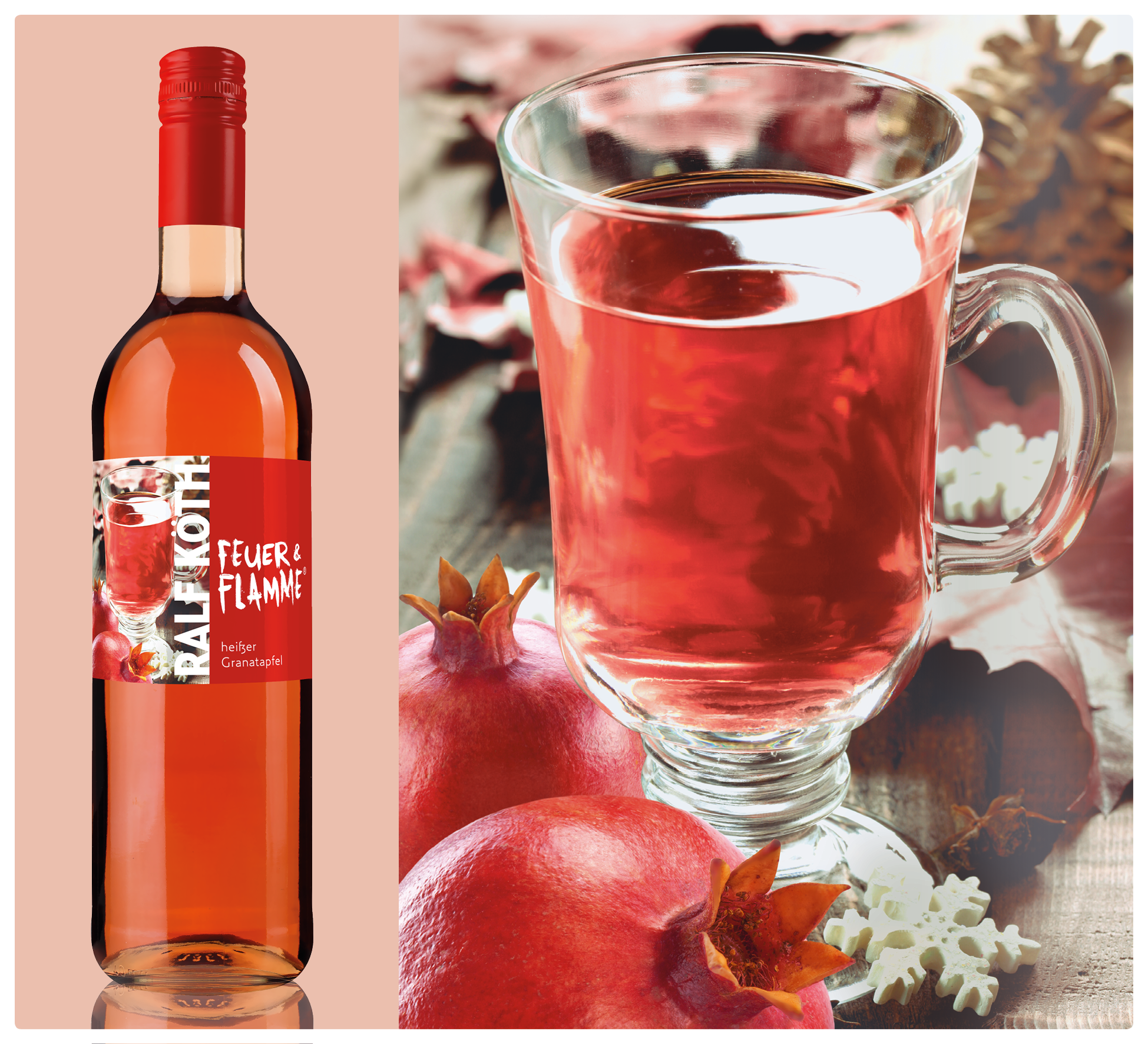 heißer Granatapfel heißer Granatapfel